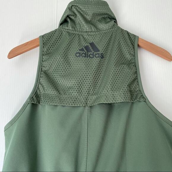 Adidas C-storm running vest green lightweight - Picture 5 of 9